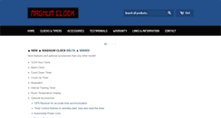 Desktop Screenshot of magnumclock.com